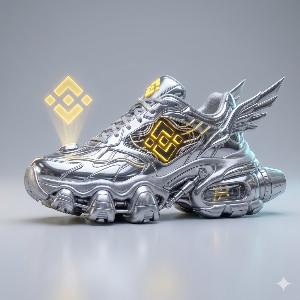 超级无敌限量银色跑鞋