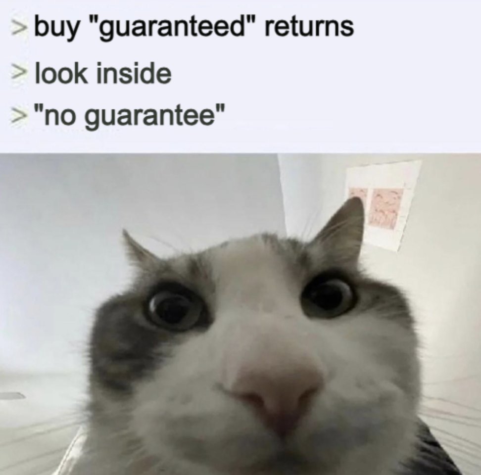 NO GUARANTEE
